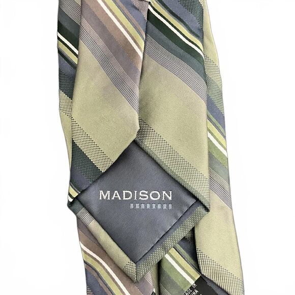 Lot of 3 Men's Neck Ties Madison, Joseph and Feiss, Arrow Silk MultiColor - Picture 7 of 9
